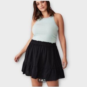 Cotton On Curve Frill Mini Skirt NWT